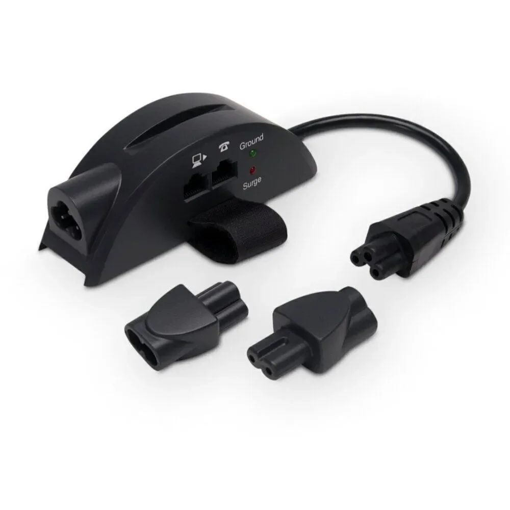 Cyber Power Notebook Surge Protector Fits All Notebook Computers Network Connect - Picture 2 of 6